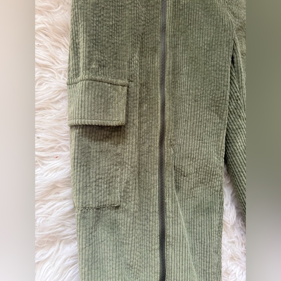 NWT Adidas X Ivy Park Corduroy Cargo Zipper Pants large - Picture 9 of 16